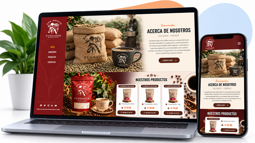 Proyecto Cafe Fundador San Ignacio (Página web)